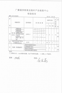 產(chǎn)品檢驗(yàn)報(bào)告