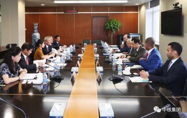 8月24日，中核集團(tuán)董事長王壽君在集團(tuán)公司總部會(huì)見了沙特核能與可再生能源城主席哈希姆&dot;耶瑪尼。雙方就核能合作等事宜進(jìn)行了交流，并就深化后續(xù)合作進(jìn)行了探討