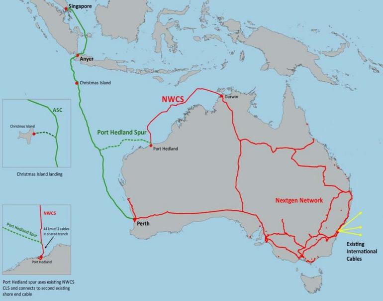 新加坡VocusCommunications公司日前宣布，連接新加坡和澳大利亞的ASC海底光纜系統(tǒng)主體部分建設(shè)提前完成，預(yù)計(jì)于2018年7月投入使用。Vocus表示，按照原計(jì)劃，ASC海底光纜系統(tǒng)將于明年9月