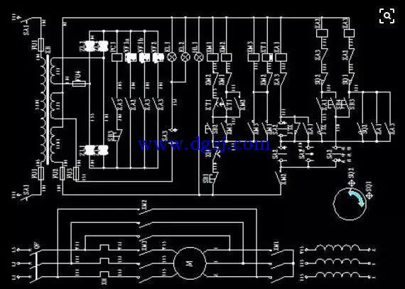 
        	電氣原理圖中電器元件的布局 
電氣原理圖目的是便于閱讀和分析控制線路，應根據(jù)結(jié)構(gòu)簡單、層次分明清晰的原則，采用電器元件展開形式繪制。它包括所有電器元件的導電部件和接線端子，但并不按照電器元件的實際布置位置來繪制，也不反映電器元件的實際大小