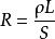 
        	電阻率推導(dǎo)公式及電阻率計算公式 
在溫度一定的情況下，有公式R=ρl/s其中的ρ就是電阻率，l為材料的長度， S為面積?？梢钥闯?，材料的電阻大小與材料的長度成正比，而與其截面積成反比
