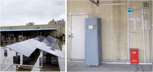 
	中國儲能網(wǎng)訊：1月8日，由電源事業(yè)部研發(fā)的5KW 光儲混合微網(wǎng)系統(tǒng)在深圳龍華正式投入運行。本項目由長城電源MG PS 5KW戶用光儲混合微網(wǎng)系統(tǒng)、5KWP太陽能電池組件及12kWh磷酸鐵鋰儲能電池系統(tǒng)組成，為客戶提供應(yīng)急供電，保證生活所需的照明和家用電器正常用電