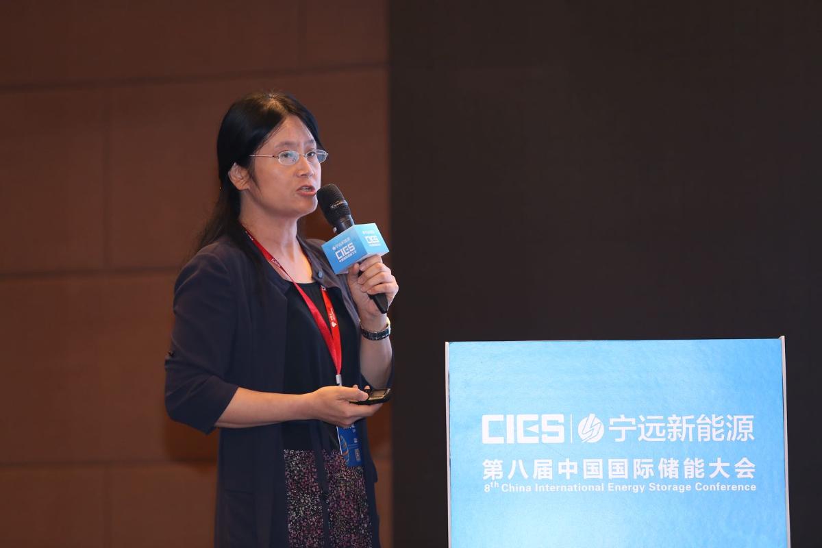 
	中國(guó)儲(chǔ)能網(wǎng)訊：5月19日至21日，“第八屆中國(guó)國(guó)際儲(chǔ)能大會(huì)”在深圳隆重召開， 來自中國(guó)、美國(guó)、德國(guó)、英國(guó)、加拿大、西班牙、日本、韓國(guó)、澳大利亞等國(guó)和地區(qū)1500余位政府機(jī)構(gòu)、科研院所、行業(yè)組織、電力公司、新能源項(xiàng)目單位、系統(tǒng)集成商等代表出席本次大會(huì)。


	中國(guó)電力科學(xué)研究院技術(shù)戰(zhàn)略研究中心副主任張東霞在“能源互聯(lián)網(wǎng)與多能互補(bǔ)專場(chǎng)”，發(fā)表了題為“能源互聯(lián)網(wǎng)標(biāo)準(zhǔn)化”的精彩演講