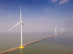                                         
	　　 日前，中國水電天津南港海上風(fēng)電場一期工程正式投入運營。據(jù)悉，該期工程裝機容量90兆瓦，每年可提供1.77億千瓦時清潔電能