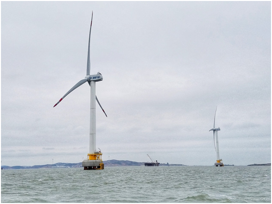                        興化灣海上試驗(yàn)風(fēng)電場(chǎng)地處福建省福清市江陰半島東南側(cè)和牛頭尾西北側(cè)，這是我國(guó)首個(gè)5兆瓦以上的大功率海上風(fēng)電樣機(jī)試驗(yàn)風(fēng)場(chǎng)。在這樣一個(gè)囊括了國(guó)內(nèi)外眾多品牌風(fēng)機(jī)的“比武場(chǎng)”中，有一家企業(yè)的表現(xiàn)格外搶眼